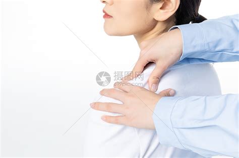 女性肩颈按摩高清图片下载-正版图片501198332-摄图网
