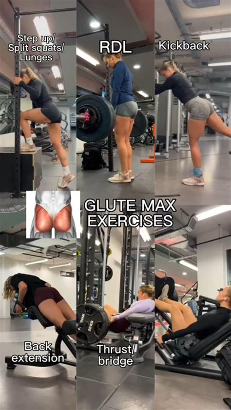 Best Exercises To Grow Your Glutes | Workout gym routine, Glute workout ...