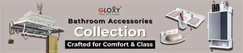 Modern Bathroom Accessories | Soap Dish & Rack for Bathroom - Gloxy