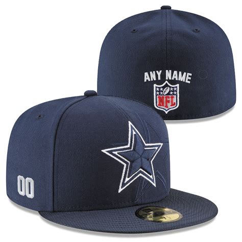 New Era Dallas Cowboys Navy Custom On-Field 59FIFTY Structured Fitted Hat