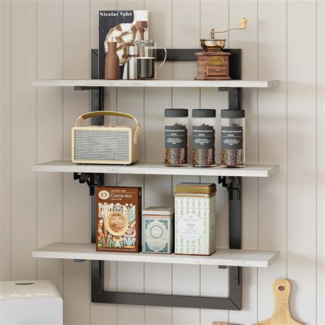 Amazon.com: Bestier Floating Shelves for Wall, 24 inch Kitchen Shelves ...