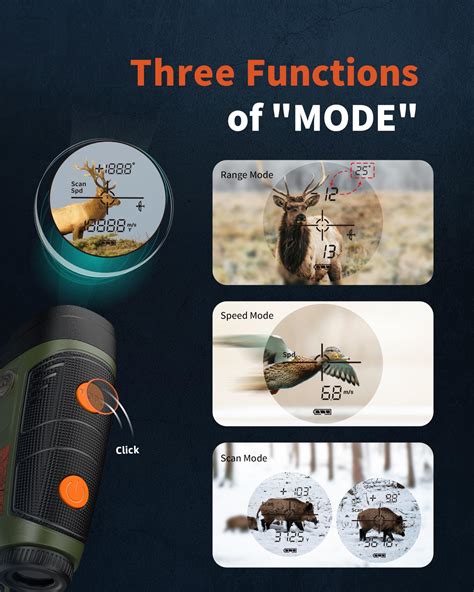Waterproof Hunting Scope AOFAR HX1000 Hunting Rangefinder - 1000 Yard ...