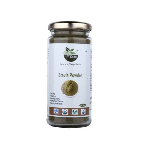 Organic Stevia(leaves) Powder, 100 Gram | Garuda Life