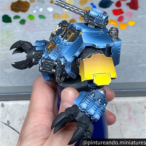 Work in progress - Space Wolves Brutalis Dreadnought fur & torso : r ...