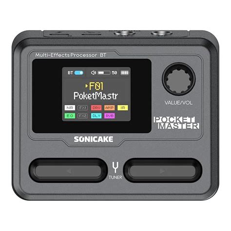 SONICAKE QME-10BK Pocket Master Multi Effects Guitar Pedal