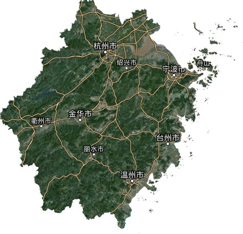 浙江省高清卫星地图,浙江省高清谷歌卫星地图