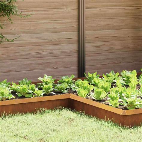 Ograda protiv puževa, 10 x 10 x 25 cm, hrđava | Koreqt.hr