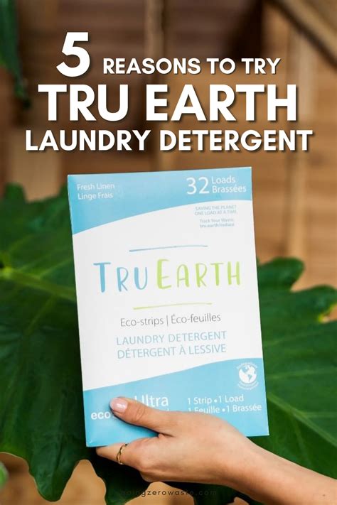 5 Reasons to Try Tru Earth Laundry Strips - Going Zero Waste