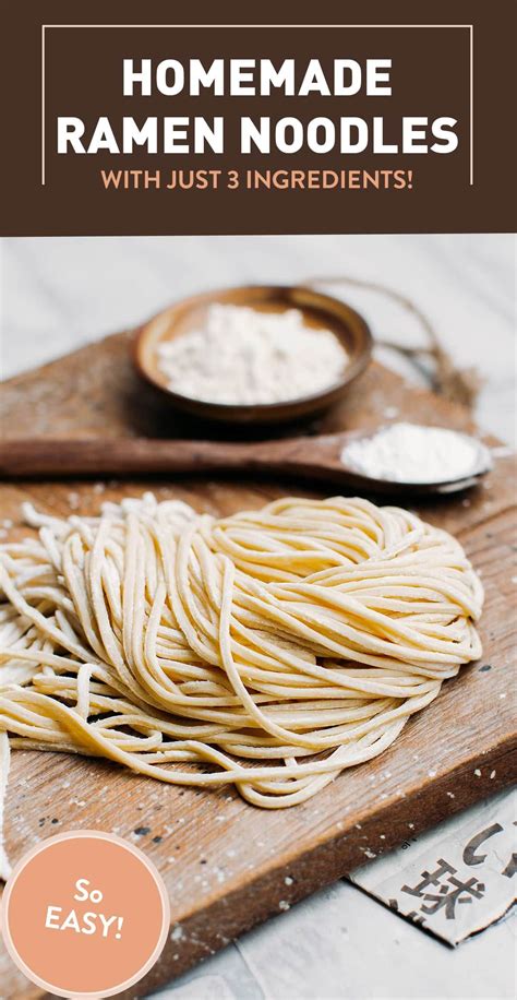 Homemade Ramen Noodles | Recipe | Homemade ramen, Noodle recipes homemade, Homemade recipes
