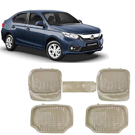 Commander 4G Foot Mat for Honda Amaze Car Set of (5 pcs) : Amazon.in ...