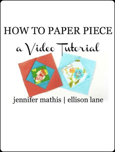 Image result for Beginner Paper Piecing
