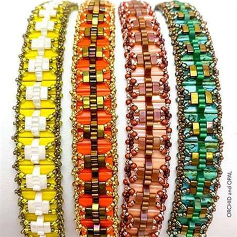 Free Tutorials Using Tila Beads 的图像结果