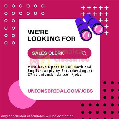 Sales Clerk Needed - Angels Plaza Spanish Town