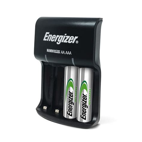 Energizer Battery Charger with Rechargeable AAA and AA Batteries ...