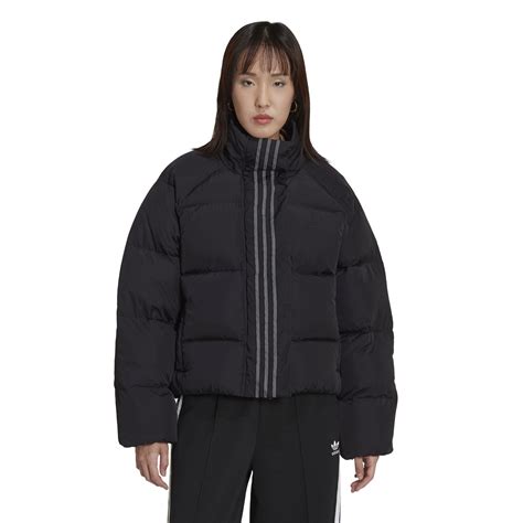 adidas | Women's Down Long Sleeve Oversized Fit Short Puffer Jacket ...