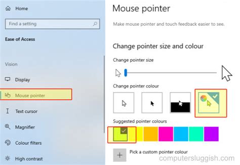Image result for Computer Pointer Color