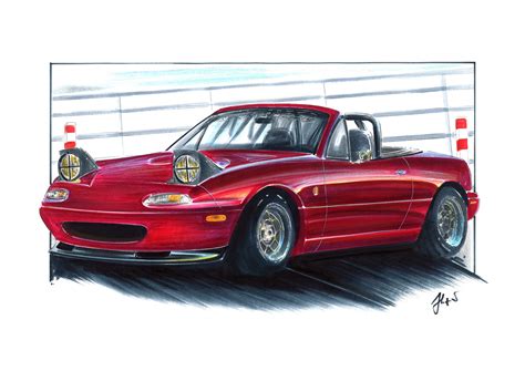 My sketch of Miata : r/Miata