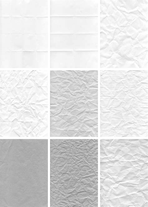 Free Download: Crumpled Paper Textures Set :: Behance