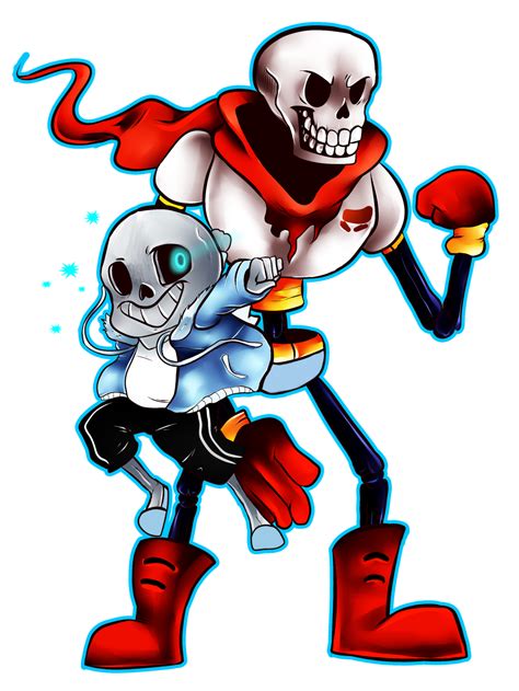 Sans And Papyrus 3 Demon And Angel Undertale Drawings