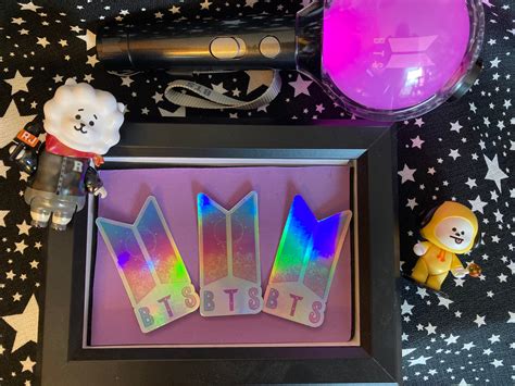 Buy BTS Logo - ARMY Logo Holographic Die-cut Stickers - GIFT Online in ...