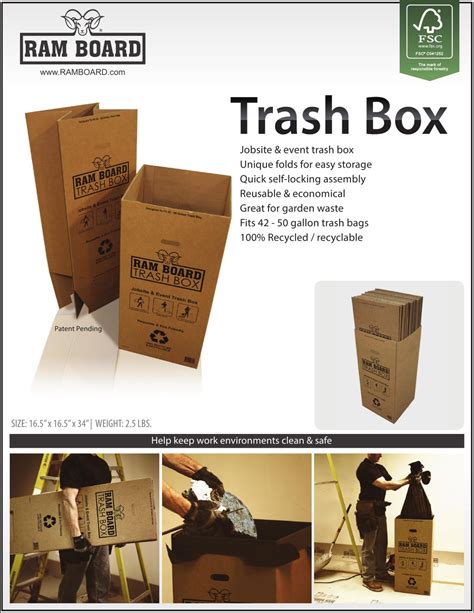 Ram Board/Surface Shields, Catalogs, Trash Box | ARCAT