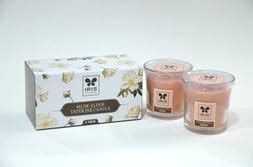 IRIS Taper Jar Candle, Musk Elixir, Rich Musk Fragrance, Elegant and ...