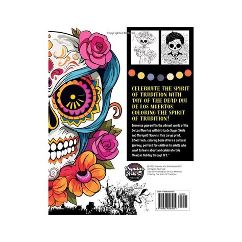 Day of the Dead Dià de los Muertos: Coloring the India | Ubuy