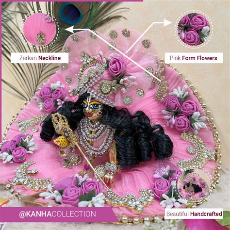 Beautiful pink flower dress - Kanha Collection