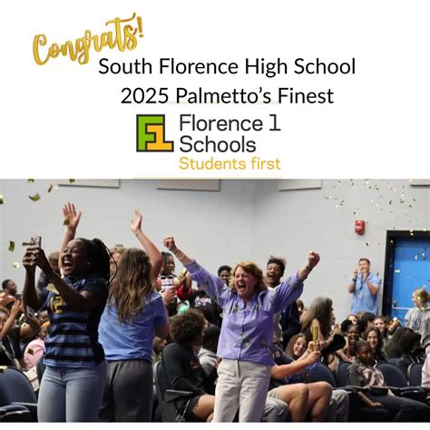 Partnership | Progress | South Florence High School Named Palmetto's ...