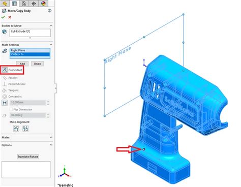 Image result for SolidWorks Using Split Feature to Copy a Solid Body
