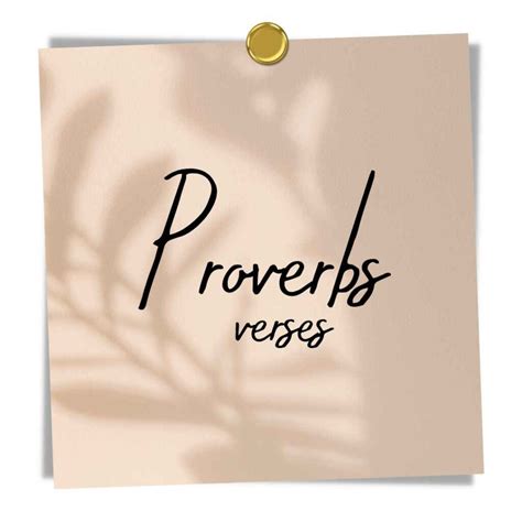 30 Best Bible Verses From Proverbs - EQUATIONOFHOPE