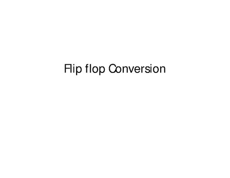Flipflop conversions - Notes - Flip flop Conversion Flipflop ...