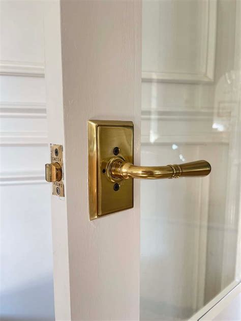 Unlacquered brass hardware for interior doors – Artofit