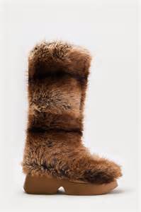 Aspen Faux Fur Knee High Boots - Brown/combo | Fashion Nova