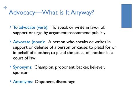 Advocating for change | PPT