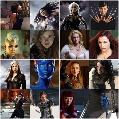 X Men Movie Female Characters Most Powerful Women In The X Men Movies