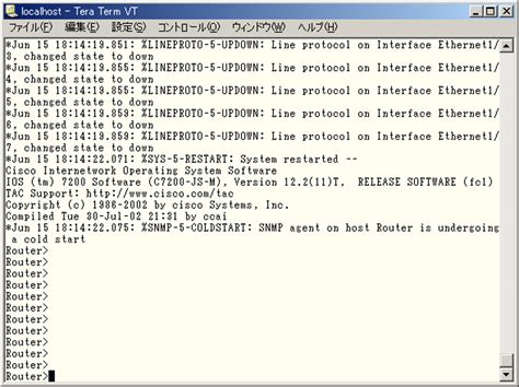 Tera Term Windows 1.0 的图像结果