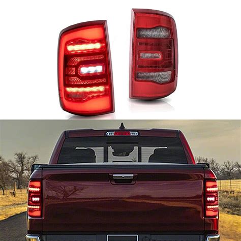 Mostplus Full Led Tail Lights Compatible With Dodge Ram 1500 ...