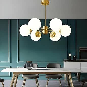 Buy GAUVIK Nordic 6 Light with Bulb Unique Design Jhoomar/Chandelier ...