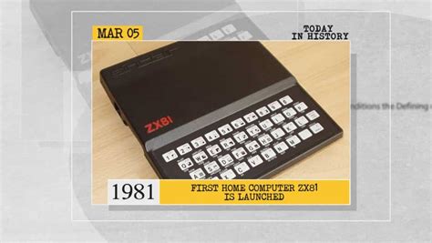 March 5 in History: From first home computer to Non-Proliferation ...