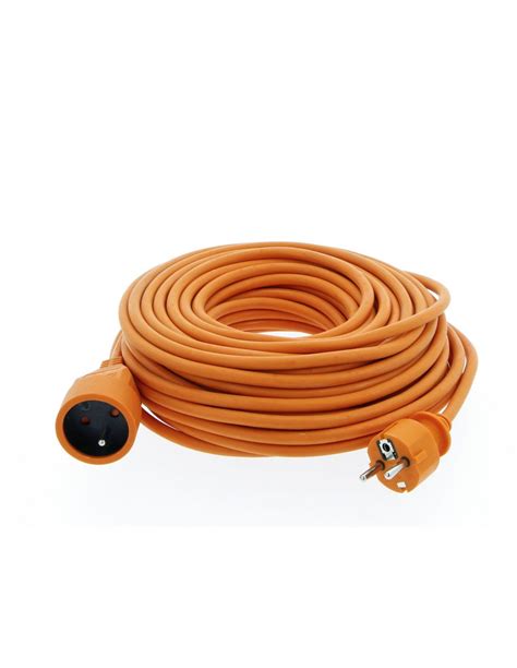 RALLONGE PVC 20M ORANGE 3x1.5 | Leroy Merlin