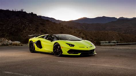 Laminated 42x24 Poster 2020 Lamborghini Aventador Svj Roadster 5k ...