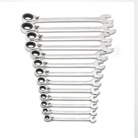 Buy GEARWRENCH 12 Point Ratcheting Combination Wrench Set, 16 Piece ...