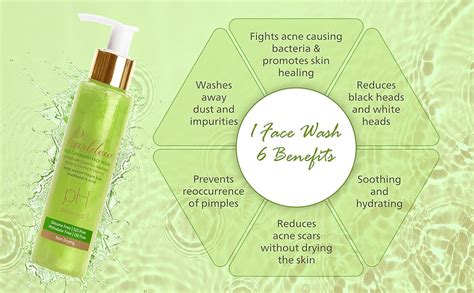 Pearldew Deep Cleansing Face Wash with Neem Aloe Vera Tulsi - No ...