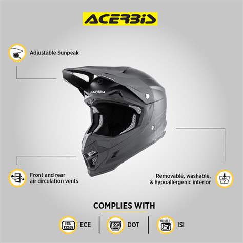 Acerbis Profile 4 Helmet - Gloss Black