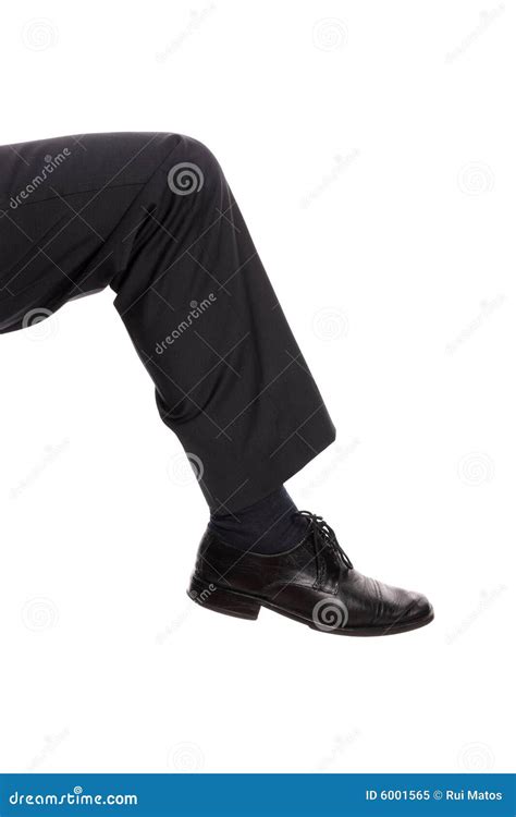 Kicking leg stock image. Image of isolated, black, fabrics - 6001565
