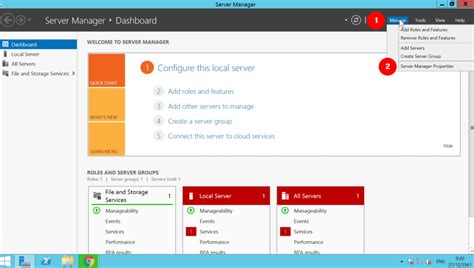 Server Manager Dashboard 2016 的图像结果
