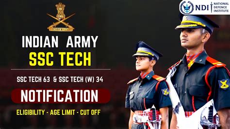SSC TECH ENTRY (MEN) -63rd AND SSC TECH (W) - 34th-OCT-2024-NOTIFICATION