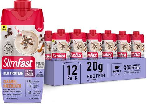 Amazon.com: SlimFast High Protein Meal Replacement Shake, Protein ...