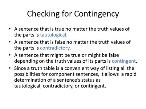 Three Uses for Truth Tables | PPTX